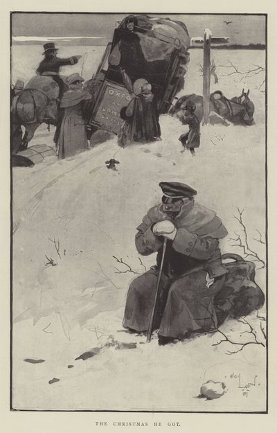 彼が得たクリスマス 作： Cecil Charles Windsor Aldin